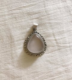 Dije Piedra Natural - Gota Cuarzo Transparente en internet