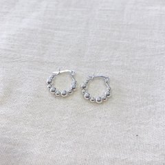 Aros Plata 925 - Argollitas Bolitas N°2 - comprar online