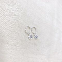 Imagen de Aros Plata 925 - Argolla Dije Susanito Cubic