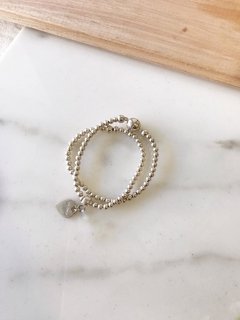 Pulsera Plata Iman - 2 vueltas en internet