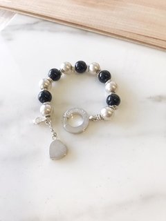 Pulsera Plata y Piedra - Ibiza - tienda online