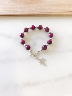 Pulsera Plata y Piedra - Milo - comprar online