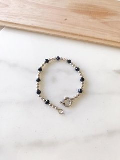 Pulsera Plata y Cristal Checo - Chios en internet