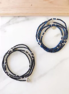 Pulsera Plata y Piedra - Tilos
