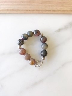 Pulsera Plata y Piedra - Lemnos en internet