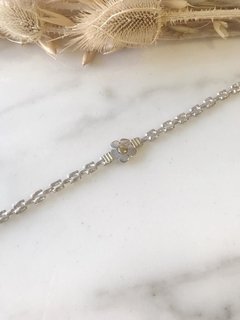 Pulsera Plata y Oro - Margarita - comprar online