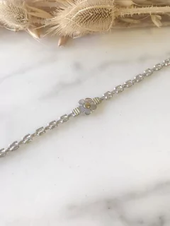 Pulsera Plata y Oro - Margarita - comprar online