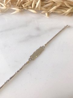 Pulsera Plata y Oro - Identidad Bebe N°1 - comprar online