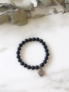 Pulsera Plata 925 - Elastizada Perlas Vidrio (DD) - ROMINA relojeria+joyeria