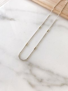 Cadena Plata y Oro - Espiga N°0