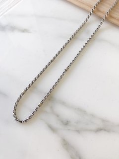Cadena Plata y Oro - Espiga Empabonada N°3
