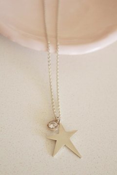Collar Plata 925 - Star III + Cubic (CA.CE)