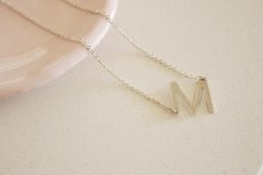 Collar Plata 925 - Inicial Mediana DEDIOS - comprar online