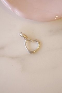 Dije Plata 925 - Corazon Calado (DI24) en internet