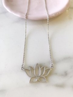Collar Plata 925 - Flor de Loto II (DI523)