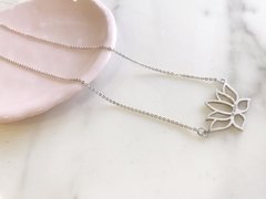 Collar Plata 925 - Flor de Loto II (DI523) - comprar online
