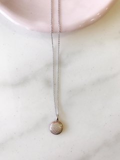 Collar Plata 925 - Circle Pave en internet