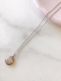 Collar Plata 925 - Circle Pave - comprar online