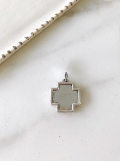 Dije Plata Inflada 925 - Cruz Equilibrio Lisa