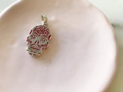 Dije Plata 925 - Calavera Mexicana - comprar online