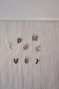 Dije Plata 925 - Letter Mini