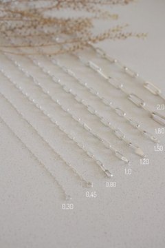 Cadena Plata 925 - Forzet Largo H1.50 - ROMINA relojeria+joyeria