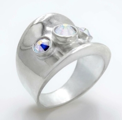 Anillo Crystal & Plata 925 - Blühe 4-830 - tienda online