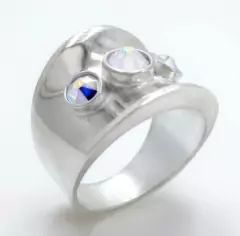 Anillo Crystal & Plata 925 - Blühe 4-830 - tienda online