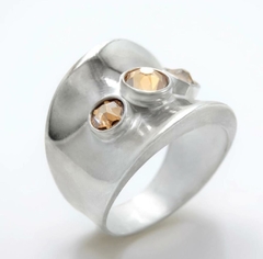 Anillo Crystal & Plata 925 - Blühe 4-830 - ROMINA relojeria+joyeria
