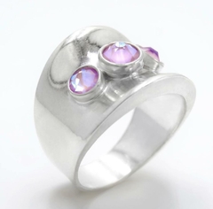Anillo Crystal & Plata 925 - Blühe 4-830 en internet