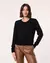 Cardigan Camaleon - Negro - comprar online