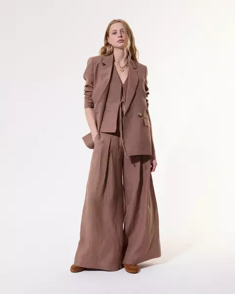 Pantalon Bowie - Camel - comprar online