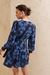 Vestido Blue Roses - tienda online