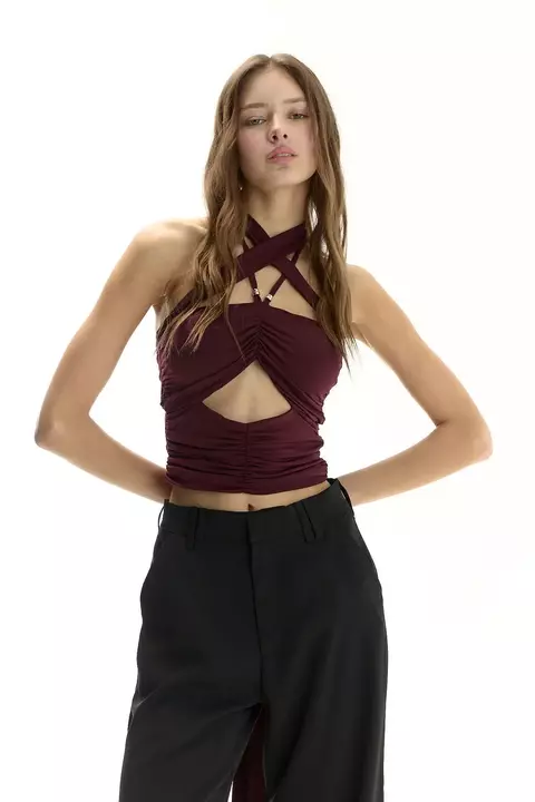 Top Gala - Bordo - comprar online