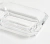JABONERA ACRÍLICO CRISTAL CUADRADO 12X3 CM - comprar online