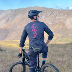 Camisa de Enduro Black & Pink