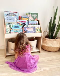 BIBLIOTECA MONTESSORI CON ESTANTE - UCHA kids