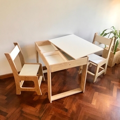 MESA MULTIFUNCIONAL + 2 SILLAS