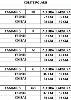 Colete Para Proteção VTR