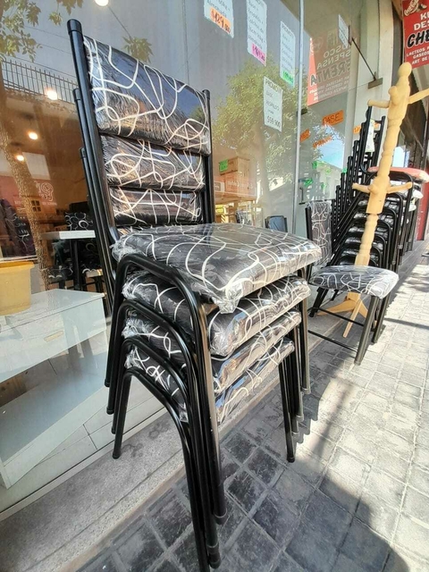Silla Apilable con Respaldo