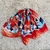 RUANA FLOWER POWER ROJA - tienda online
