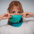 Cuello Multiuso Frizado NEON VERDE - comprar online