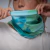 Cuello Multiuso Frizado PINTA CELESTE - comprar online
