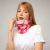 Cuello Multiuso Frizado RAYO ROSA - Plumeti