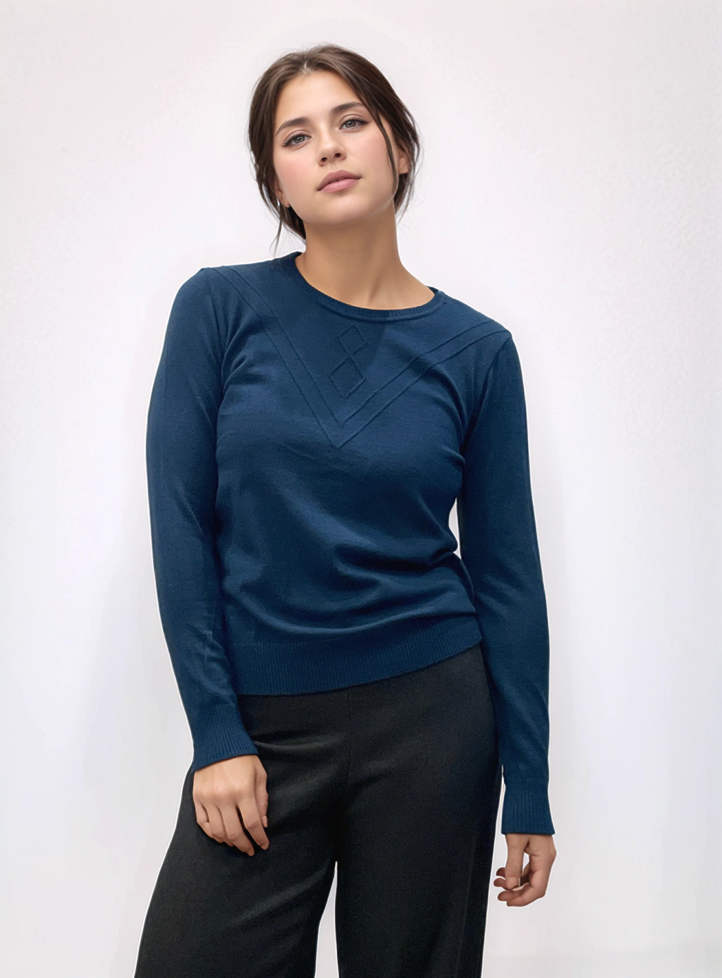 Sweater rombo amplio