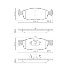 LONAFLEX P2226 - PASTILHAS DO FREIO DIANTEIRO FIAT STRADA 1.3 CD/CS FREEDOM 2020/... STRADA 1.3 CD VOLCANO 2020/... S - comprar online