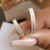 Alianças Prata 3,5 mm Diamantadas