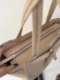 Romi cuero nude graneado y tortuga - comprar online