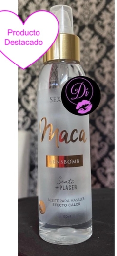 ACEITE MACA EFECTO CALOR