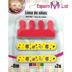 Lima de uñas para bebe (disponible en amarillo)
